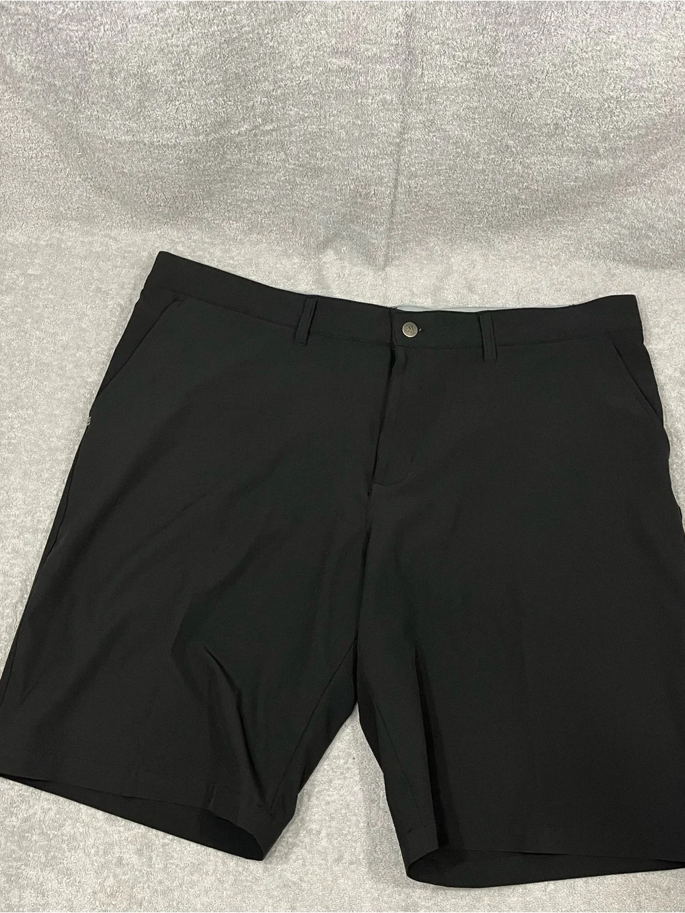 Adidas Ultimate365 Mens Black Performance Golf Shorts Size 42 Stretch Activewear